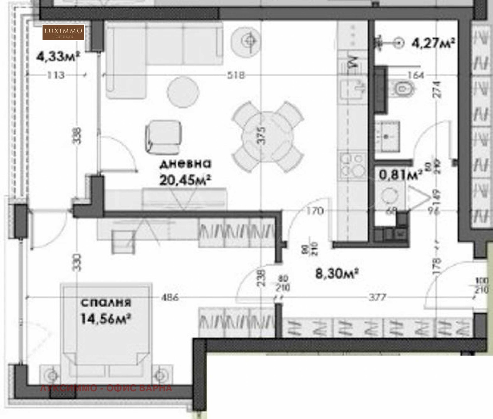 Продава 2-СТАЕН, гр. Варна, Левски 1, снимка 4 - Апартаменти - 55563397