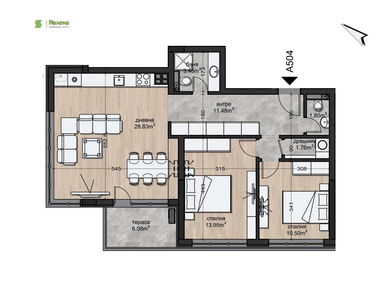 Продава 3-СТАЕН, гр. София, Овча купел, снимка 15 - Апартаменти - 55134522