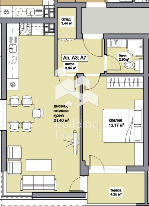 Продава 2-СТАЕН, гр. Пловдив, Прослав, снимка 4 - Апартаменти - 54700861