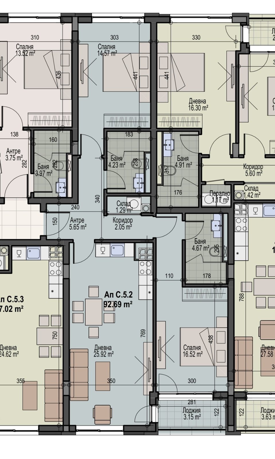 Продава 3-СТАЕН, гр. София, Манастирски ливади, снимка 2 - Апартаменти - 53806973