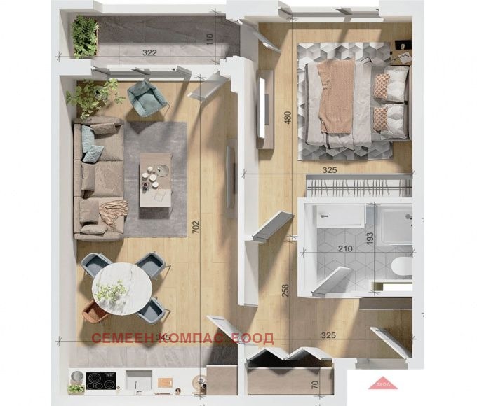 Продава 2-СТАЕН, гр. Пловдив, Тракия, снимка 6 - Апартаменти - 52478283