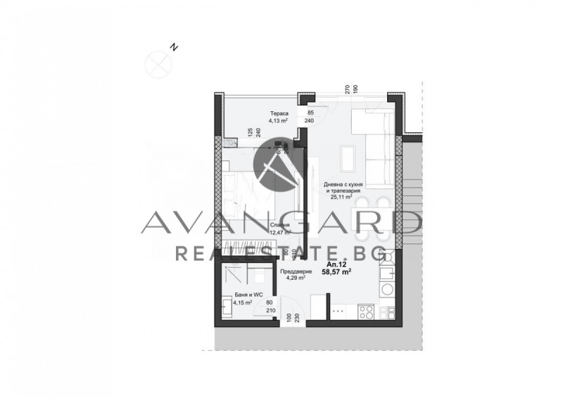 Продава 2-СТАЕН, гр. Пловдив, Христо Смирненски, снимка 2 - Aпартаменти - 48380728