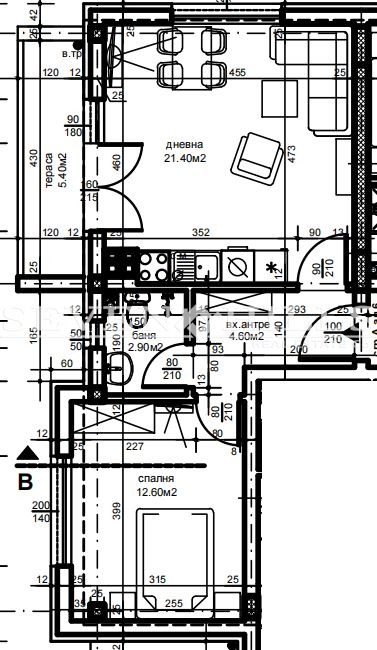 Te koop  1 slaapkamer Plovdiv , Christo Smirnenski , 65 m² | 39051747 - afbeelding [5]