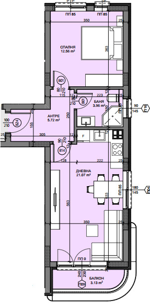 À vendre  1 chambre Varna , Vladislav Varnentchik 1 , 66 m² | 95921839 - image [2]