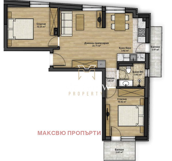 Продава  3-стаен, град София, Люлин 2 •  113 200 EUR • ID 99937769 — holmes.bg - [1] 