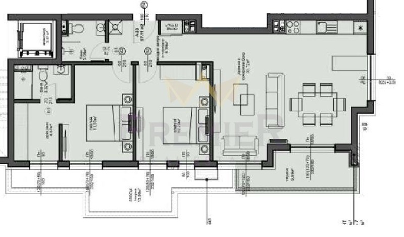 Продава 3-СТАЕН, гр. София, Малинова долина, снимка 6 - Aпартаменти - 47025272