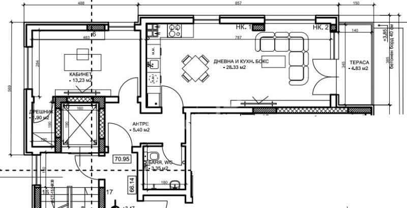 Продава  2-стаен град Пловдив , Кючук Париж , 90 кв.м | 70185089