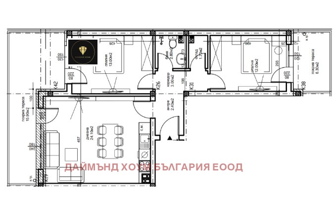 Te koop  2 slaapkamers Plovdiv , Belomorski , 152 m² | 78429964 - afbeelding [2]