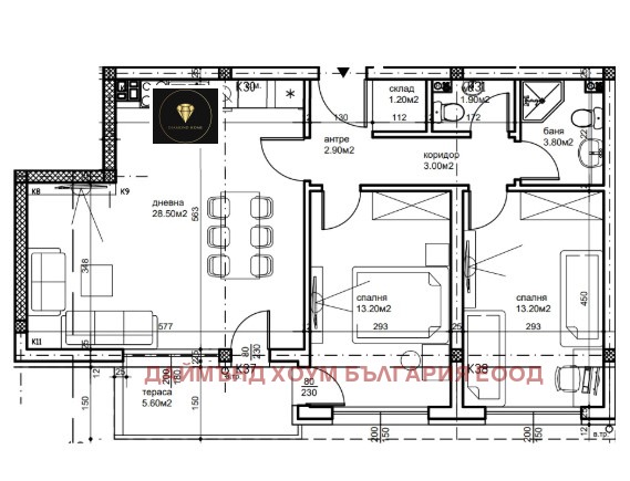 For Sale  2 bedroom Plovdiv , Belomorski , 99 sq.m | 78429964 - image [2]