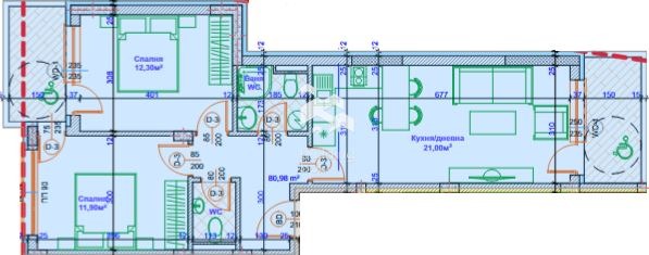 Продава 3-СТАЕН, гр. Варна, Владислав Варненчик 1, снимка 3 - Апартаменти - 55716191