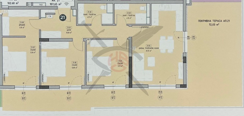 Продава 4-СТАЕН, гр. София, Малинова долина, снимка 4 - Aпартаменти - 49181854