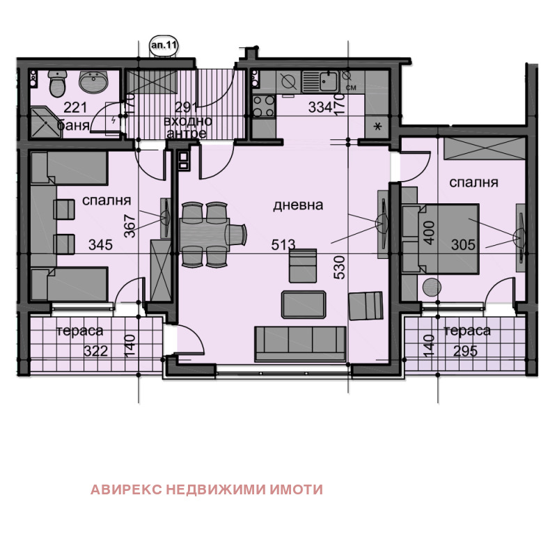 Продава 3-СТАЕН в град Пловдив, Остромила - 116 кв.м / 114 000 € » 222 964.62 лв., АВИРЕКС НЕДВИЖИМИ ИМОТИ