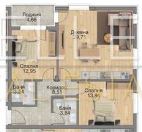 Te koop  2 slaapkamers Sofia , Knjazjevo , 102 m² | 82678991 - afbeelding [15]