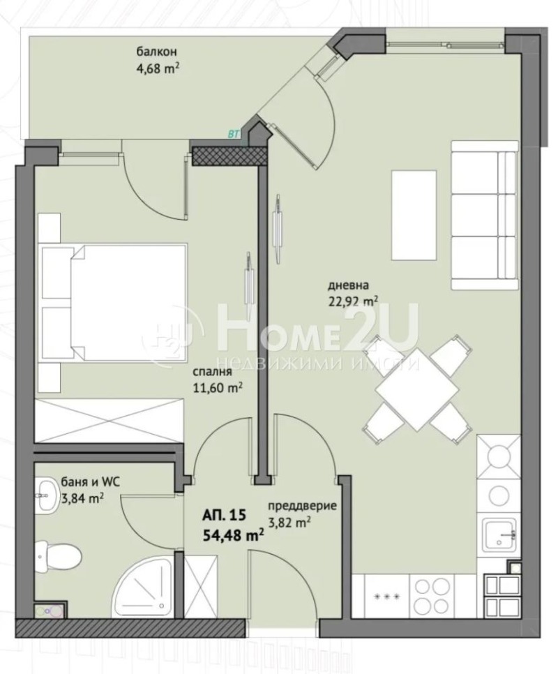 Продава 2-СТАЕН, гр. София, Люлин 9, снимка 2 - Апартаменти - 53591750