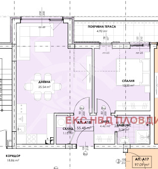 Продава 2-СТАЕН, гр. Пловдив, Остромила