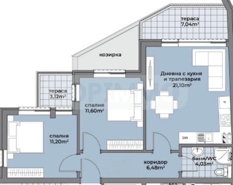 Eladó  2 hálószobás Varna , Asparuhovo , 99 négyzetméter | 63158974 - kép [5]