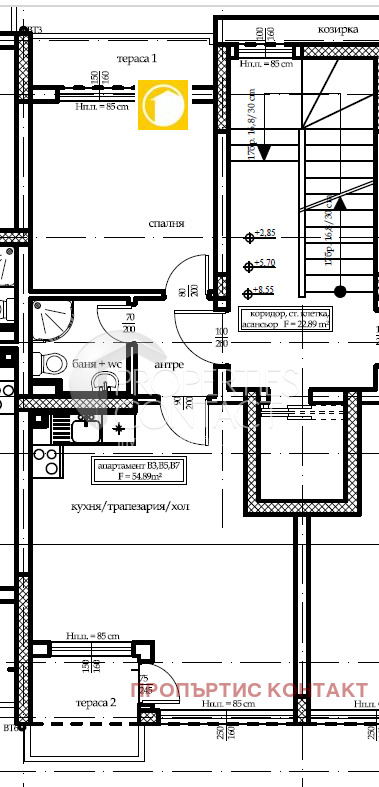 De vânzare  1 dormitor regiunea Burgas , c.c. Slânciev briag , 65 mp | 78980059 - imagine [6]