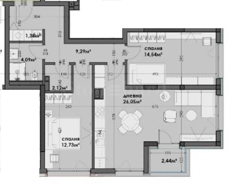 Продава 3-СТАЕН, гр. Варна, Левски 1, снимка 4 - Апартаменти - 53379860