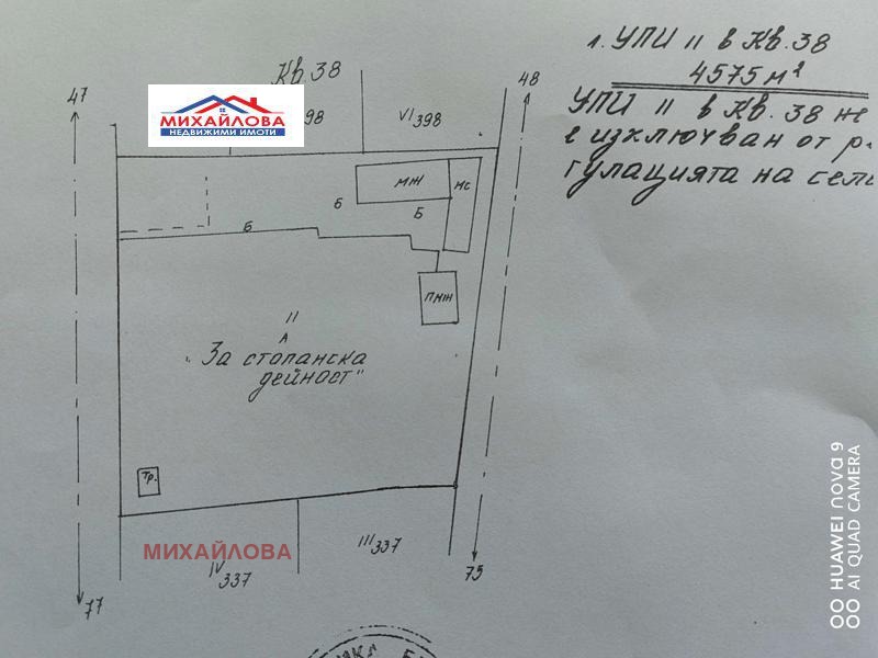 Продава ПАРЦЕЛ, с. Ястребово, област Стара Загора