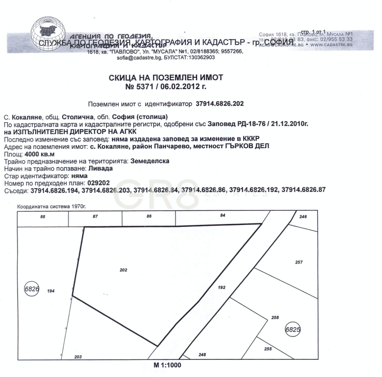 Te koop  Verhaallijn Sofia , Kokaljane , 7000 m² | 52293002 - afbeelding [2]