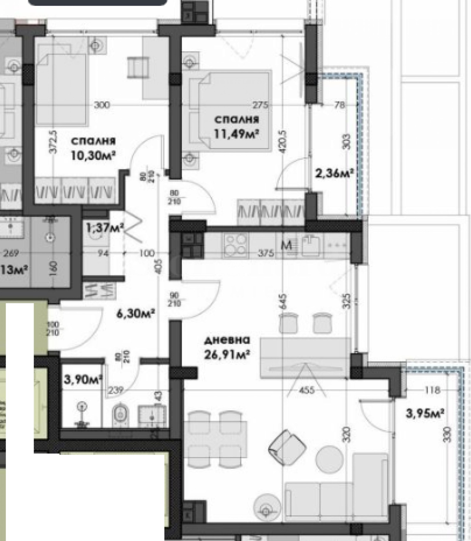Продава 3-СТАЕН, гр. Варна, Левски 1, снимка 4 - Апартаменти - 53379860