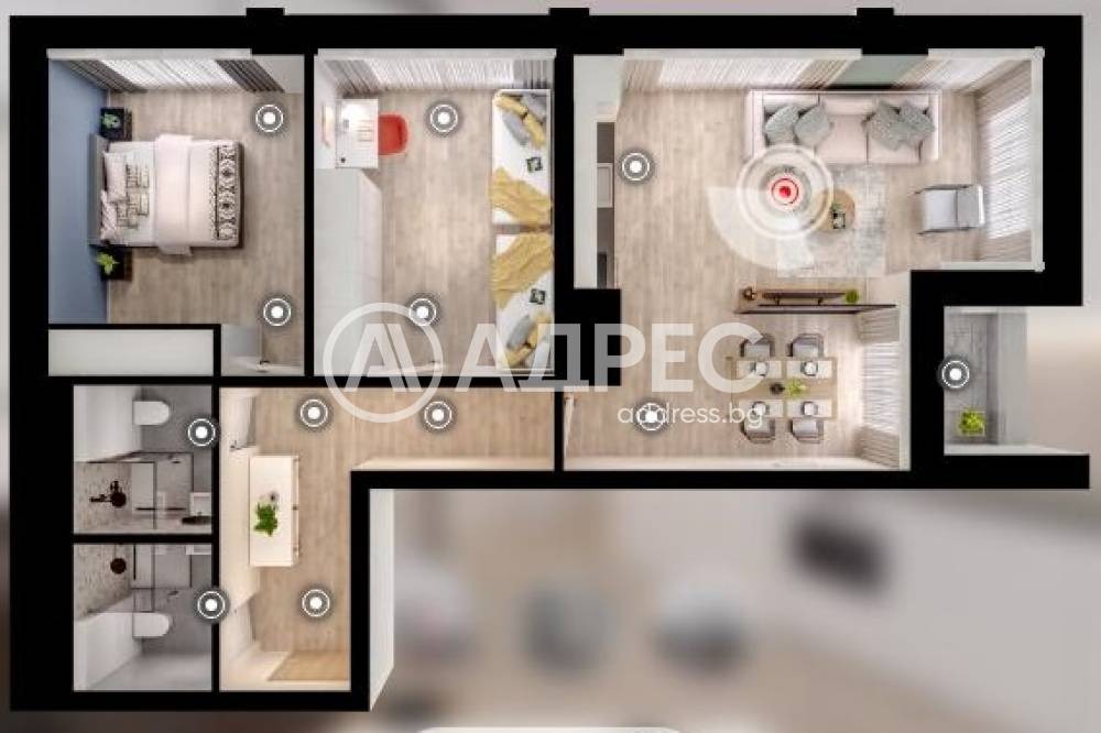 Продава 3-СТАЕН, гр. София, Дружба 1, снимка 5 - Апартаменти - 56564312