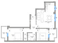 Продава 3-СТАЕН, гр. Пловдив, Кючук Париж, снимка 2