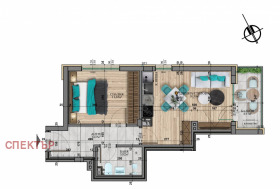 1 bedroom Vitosha, Sofia 2