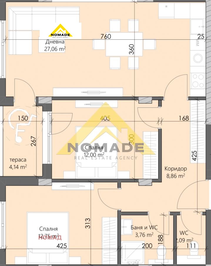 Продава 3-СТАЕН, гр. Пловдив, Кършияка, снимка 2 - Апартаменти - 49389373