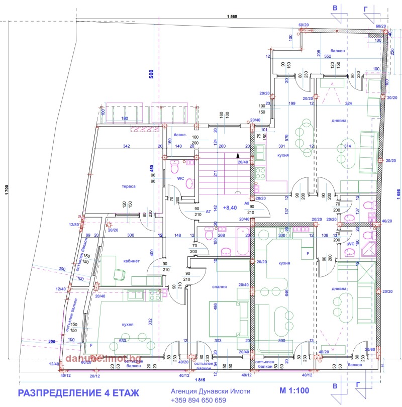 En venta  3 dormitorios Ruse , Tsentar , 128 metros cuadrados | 41551473 - imagen [4]