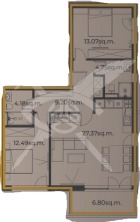 3-стаен град София, Кръстова вада 2