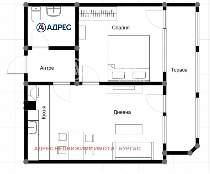 For Sale  1 bedroom region Burgas , Pomorie , 67 sq.m | 65383955 - image [2]