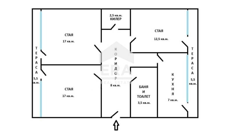 Продается  2 спальни Варна , Чайка , 88 кв.м | 88315020 - изображение [7]