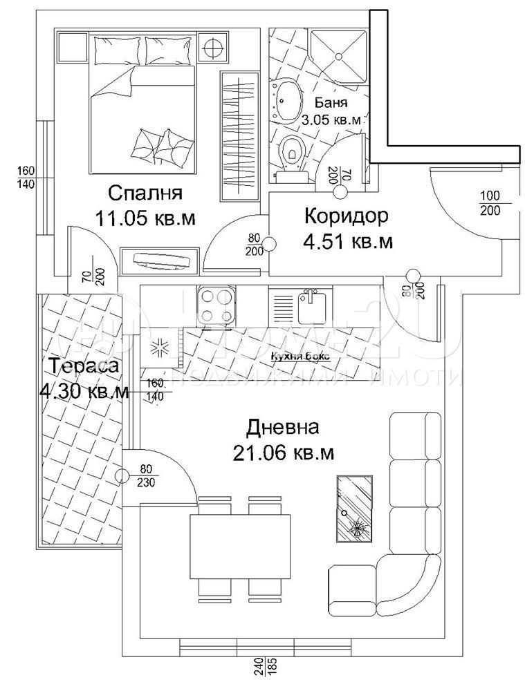 На продаж  1 спальня Варна , Аспарухово , 57 кв.м | 72996481 - зображення [10]
