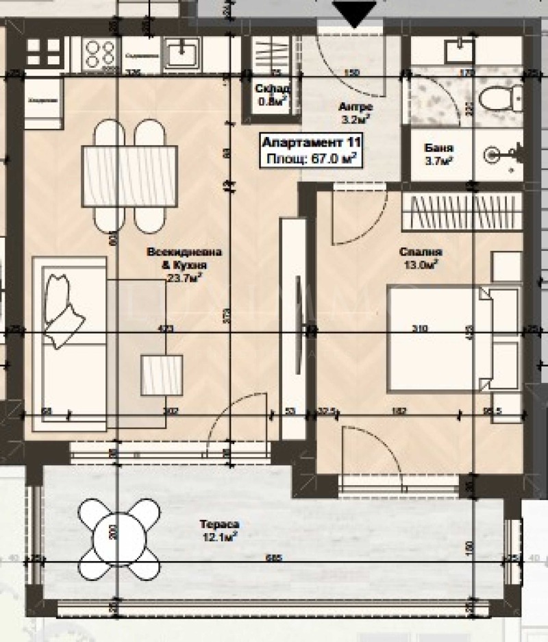 Na prodej  1 ložnice oblast Burgas , Lozenec , 75 m2 | 84209784 - obraz [2]