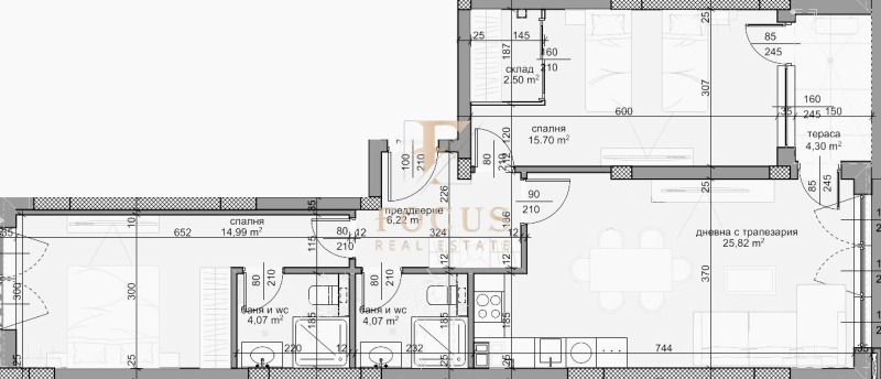 Te koop  2 slaapkamers Plovdiv , Trakija , 107 m² | 61881443 - afbeelding [2]