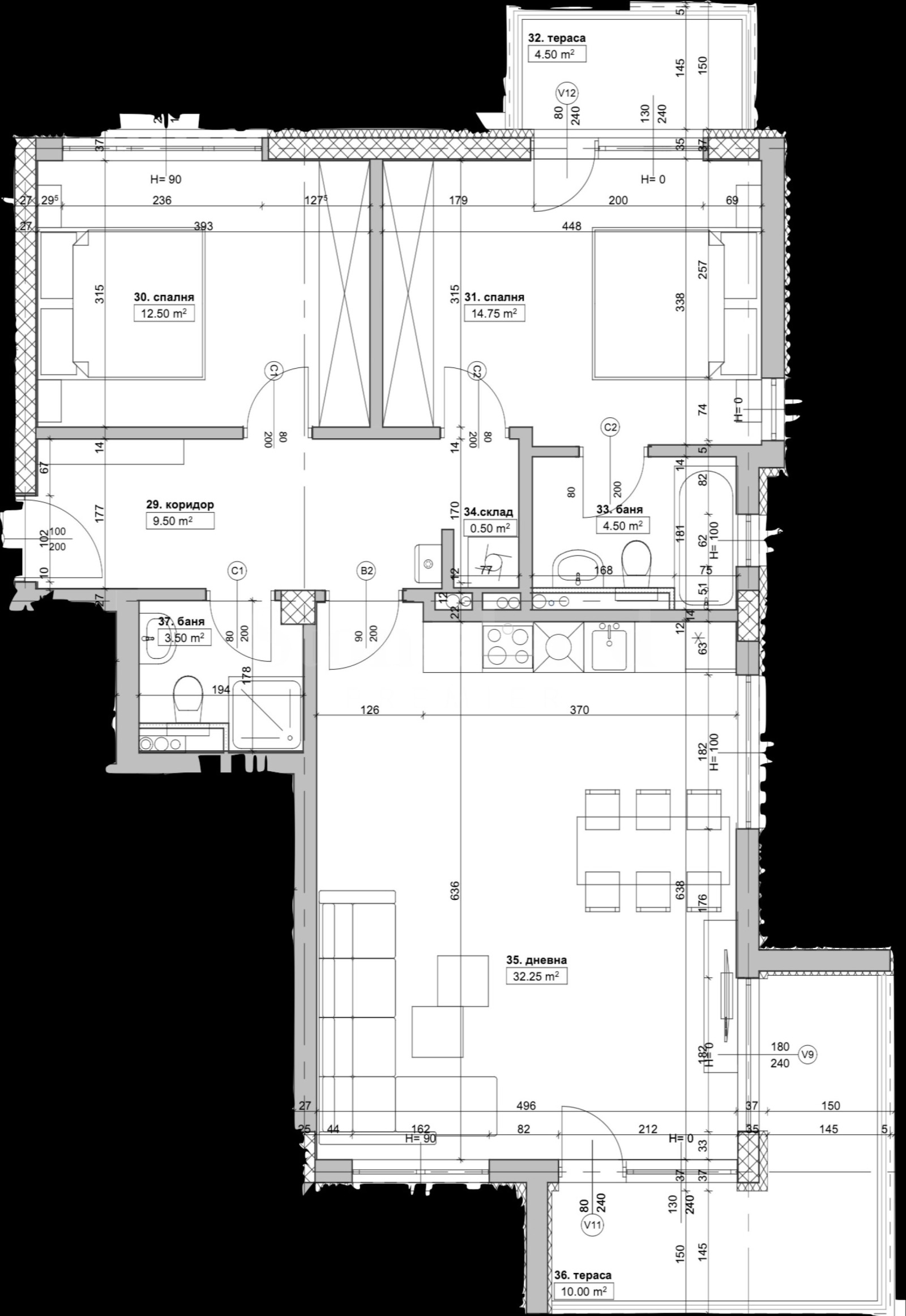 Продава 3-СТАЕН, гр. София, Бояна, снимка 13 - Апартаменти - 56720950