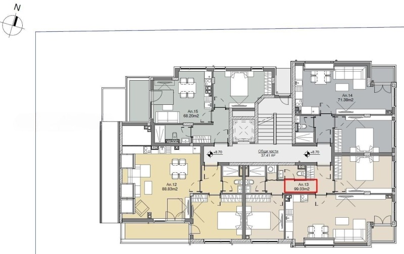 Продава 3-СТАЕН в град София, Подуяне - 99 кв.м / 219 287 € » 428 888.09 лв., ЕМПАЙЪР ЕСТЕЙТ БИЛДИНГ
