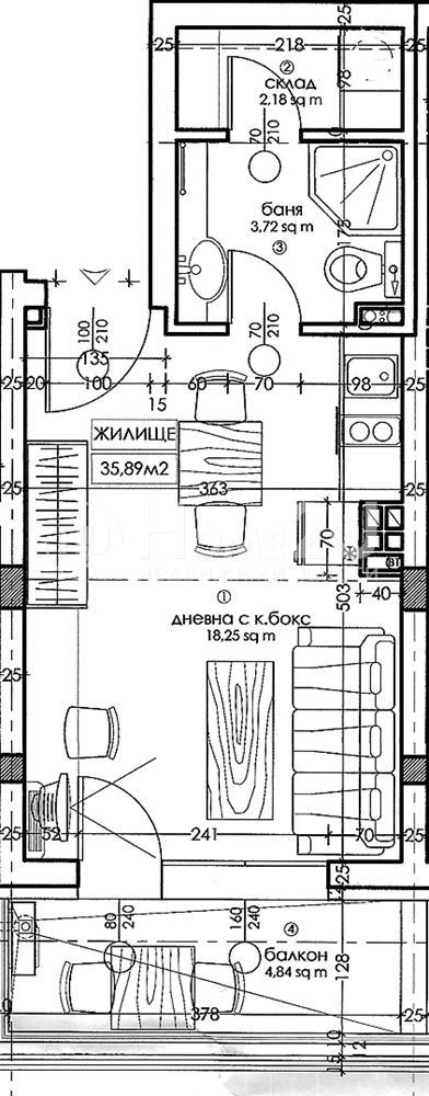 Продава 1-СТАЕН, гр. София, Овча купел, снимка 6 - Aпартаменти - 48527650