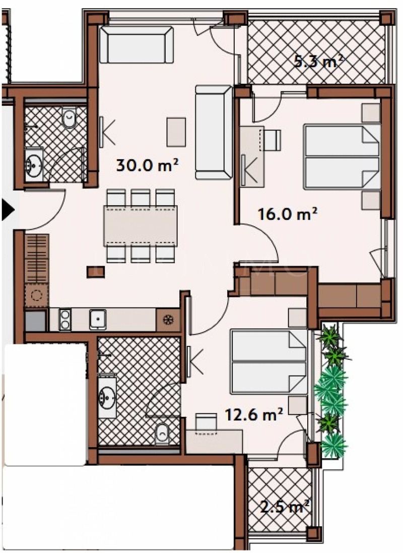 Продава 3-СТАЕН, гр. Созопол, област Бургас, снимка 3 - Aпартаменти - 48882358