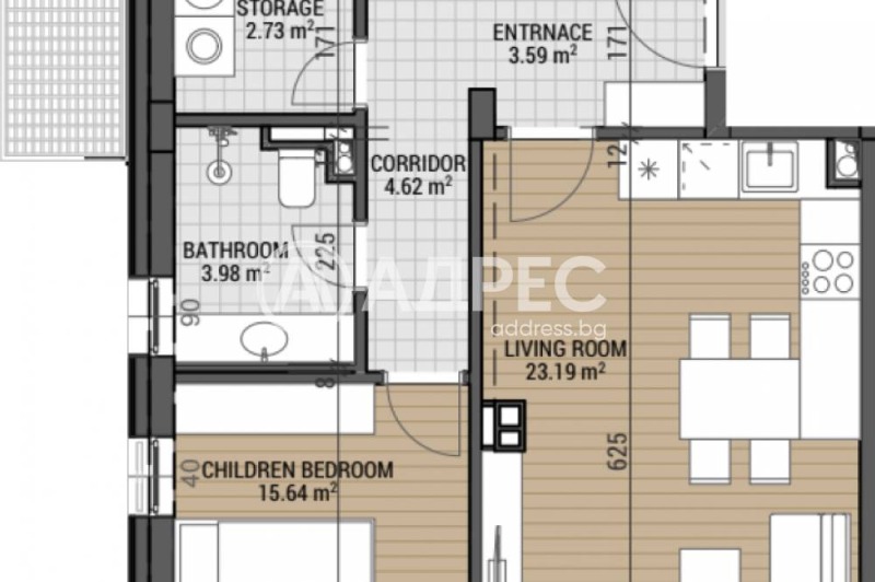 Продава 3-СТАЕН, гр. София, м-т Камбаните, снимка 2 - Апартаменти - 53493955