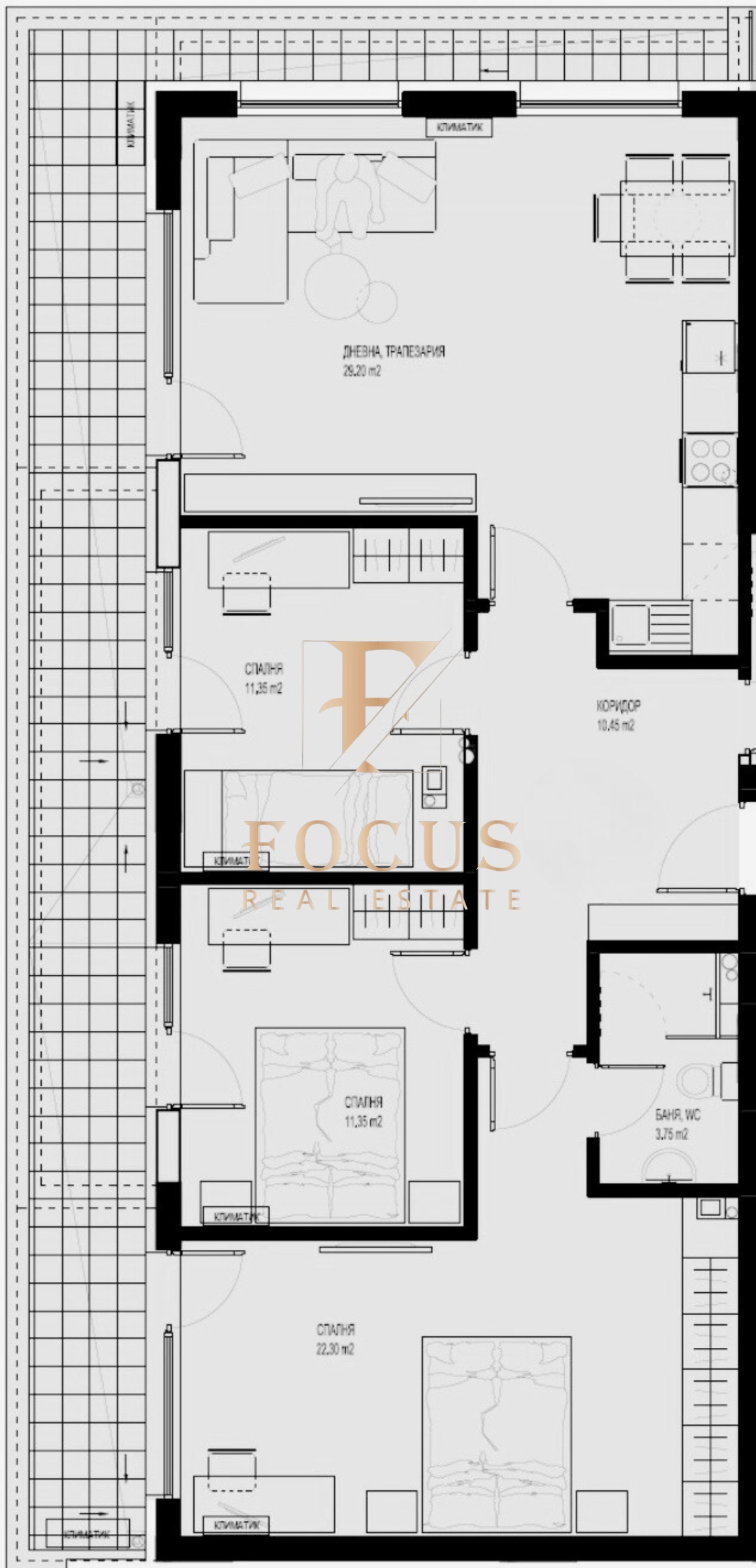 Продава 4-СТАЕН, гр. Пловдив, Христо Смирненски, снимка 2 - Апартаменти - 53961622