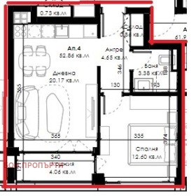 1 dormitor Ovcia cupel 2, Sofia 1