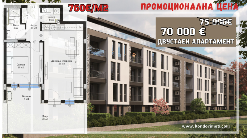 На продаж  1 спальня Пловдив , Христо Смирненски , 92 кв.м | 64497965