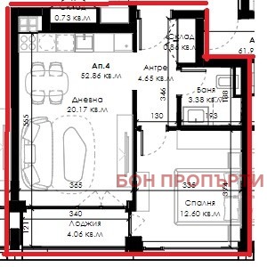 Продава  2-стаен, град София, Овча купел 2 •  113 150 EUR • ID 86018931 — holmes.bg - [1] 