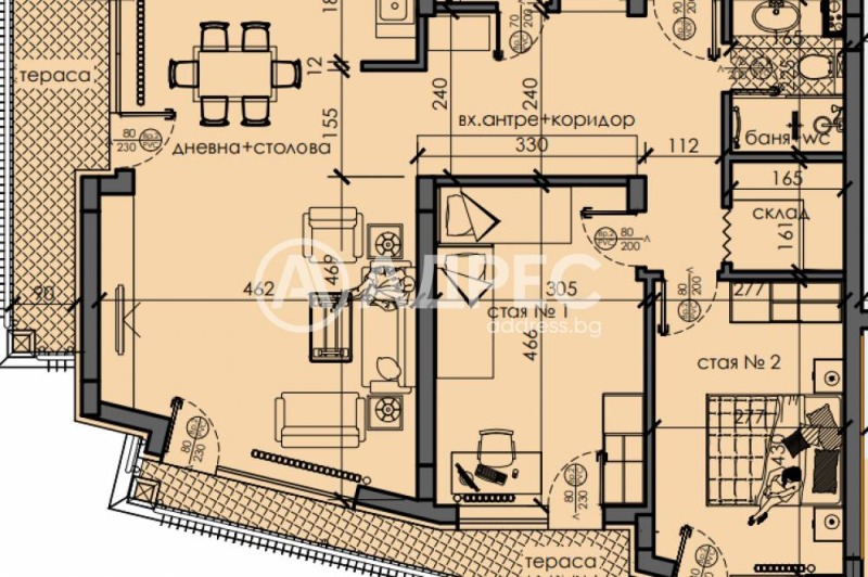 Na sprzedaż  2 sypialnie Sofia , m-t Gardowa glawa , 138 mkw | 13767312 - obraz [3]