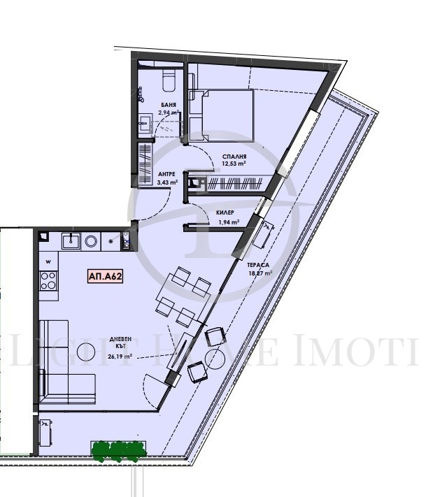 Продава  2-стаен град Пловдив , Христо Смирненски , 95 кв.м | 56814068 - изображение [4]