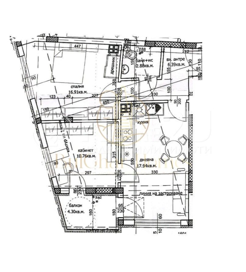 Продава 3-СТАЕН, гр. Варна, Левски 1