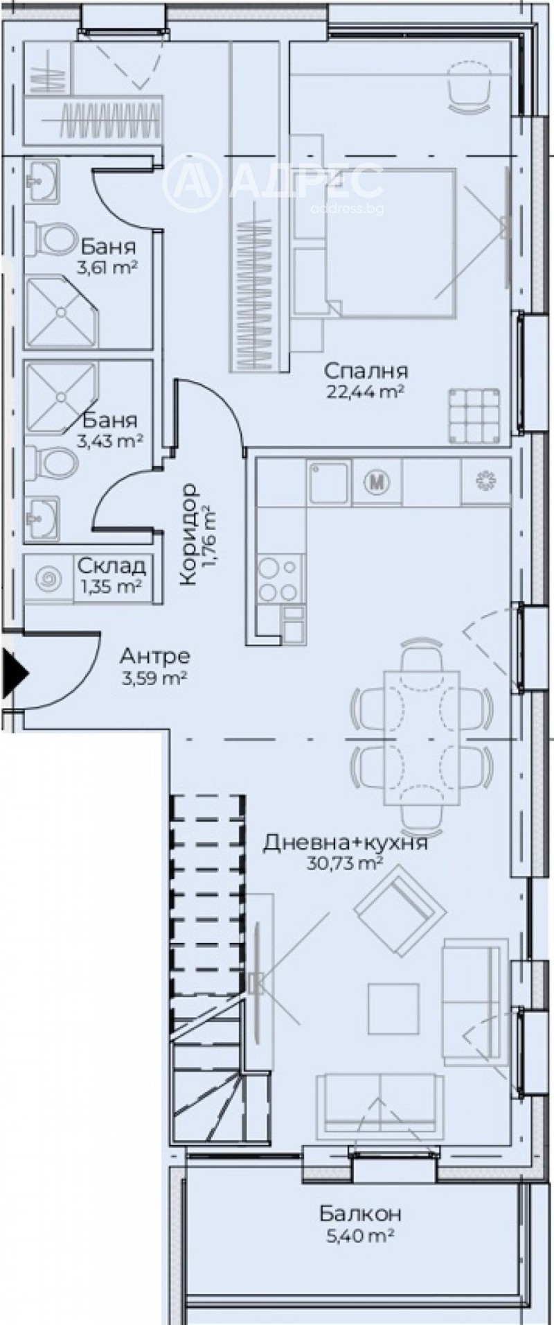 Продава МНОГОСТАЕН, гр. София, Симеоново, снимка 3 - Апартаменти - 52519830