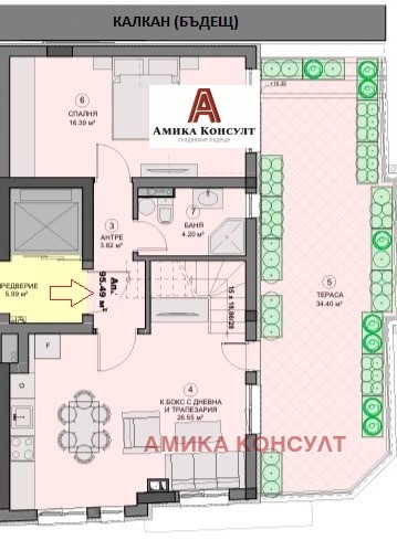 Продава  Мезонет град София , Света Троица , 171 кв.м | 51489118 - изображение [2]
